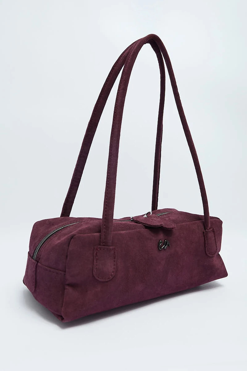 Planet Silhouette Bag Small Burgundy Τσάντα Elena Athanasiou - Image 6